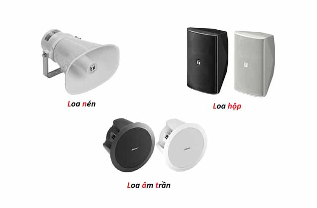 Các loại loa sử dụng nhà xưởng, nhà máy